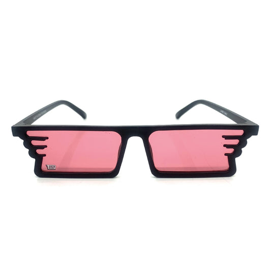 Autodrop zonnebril roze voorkant