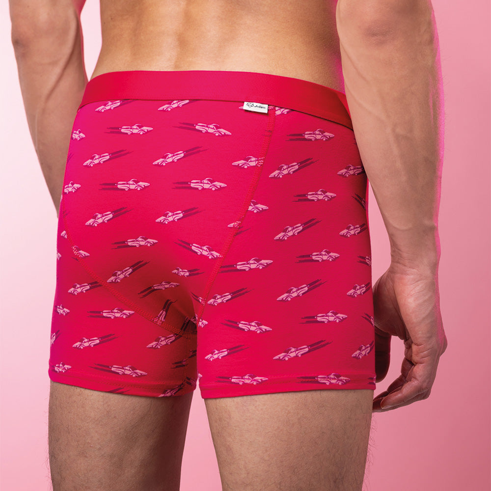 A-dam x Autodrop Boxer met persoon achterkant