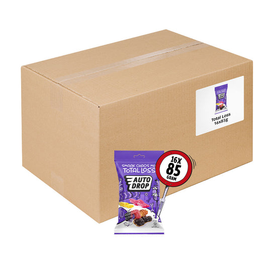 Autodrop Smaak Chaos Mix Total Loss 16 x 85gr met verpakking