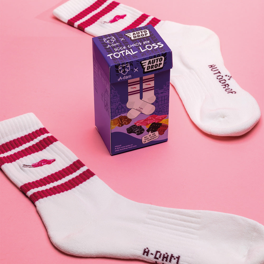 A-dam x Autodrop sokken Fliptop doosje