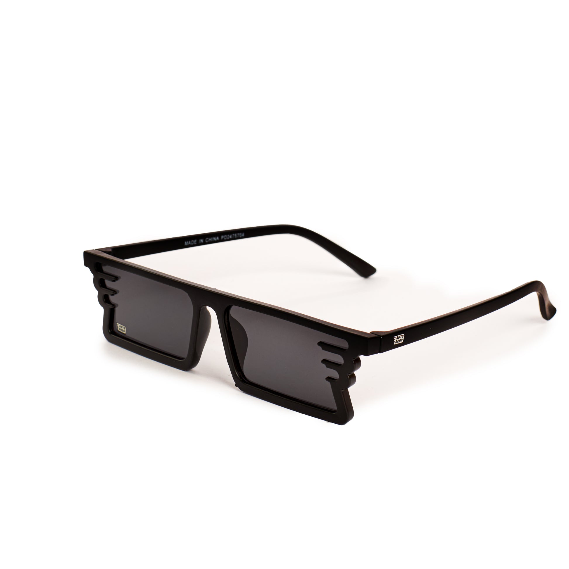 Autodrop Merchandise Zonnebril zwart zijaanzicht
