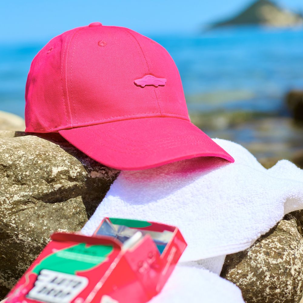 Autodrop roze pet op ros met Autodrop