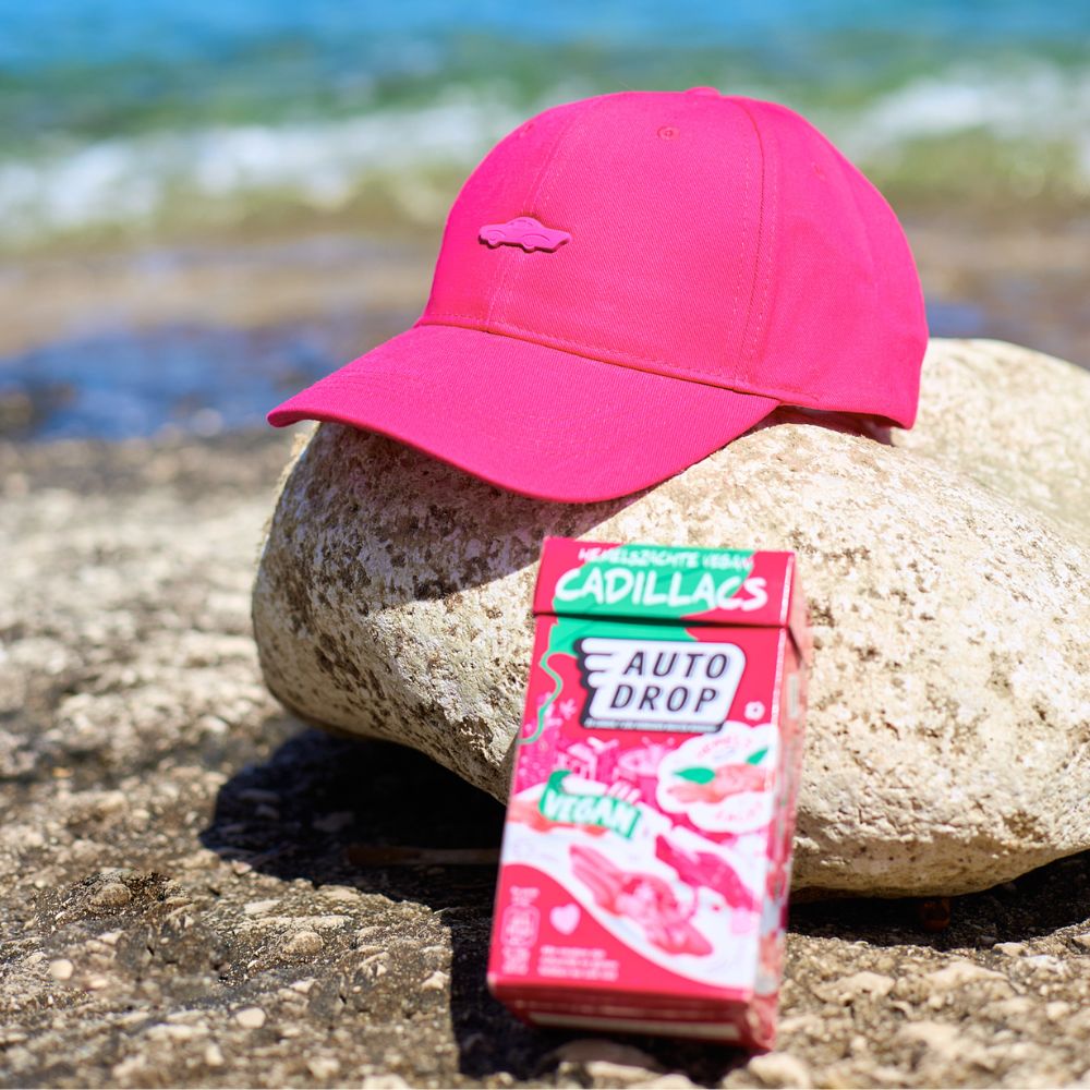 Roze pet met Autodrop