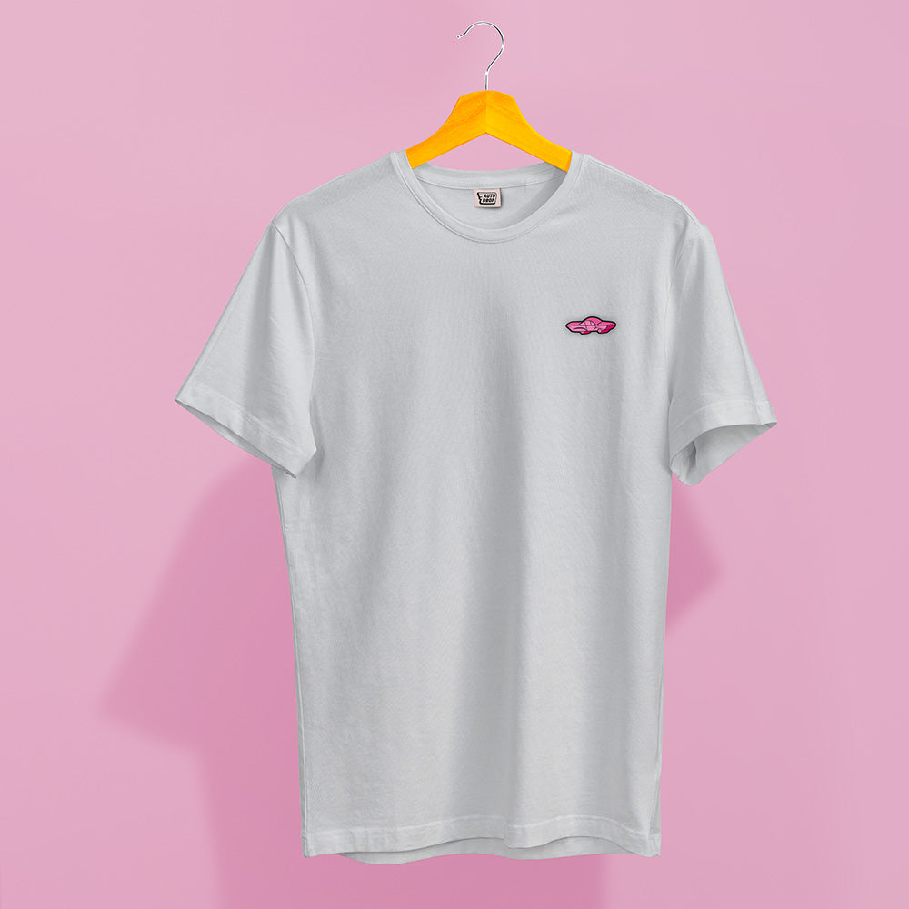 Autodrop t-shirt wit voorkant