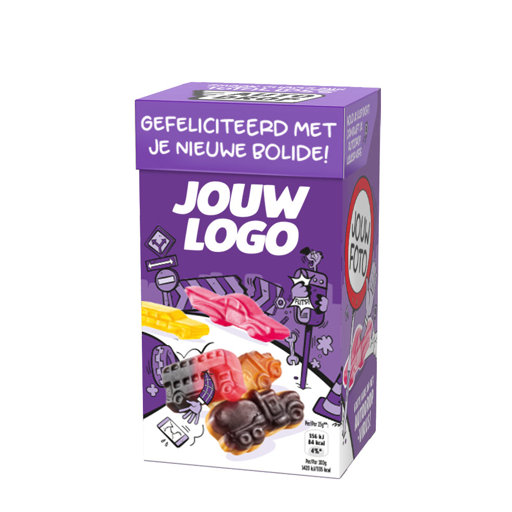 Gepersonaliseerde Autodrop-sleeve. 280 grams Total Loss