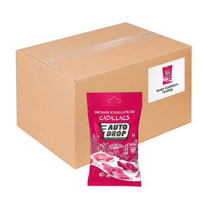 Autodrop Beroemde Bosvruchtrode Cadillacs 16 x 85gr met verpakking