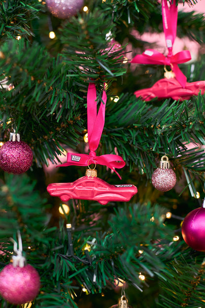 Autodrop Cadillac Kerstbal in de boom