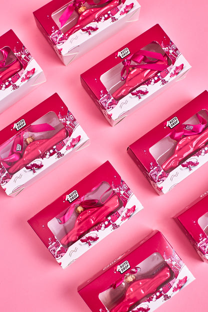 Autodrop Cadillac Kerstbal in doosjes