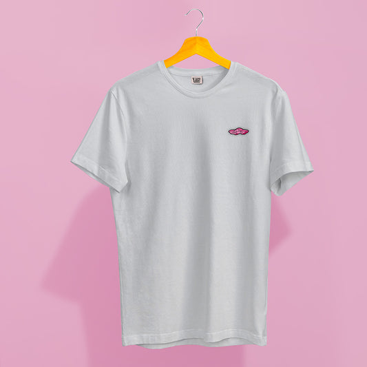 Autodrop t-shirt wit voorkant