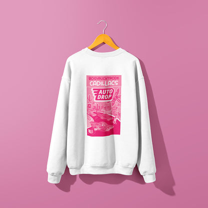 Autodrop Sweater wit achterkant